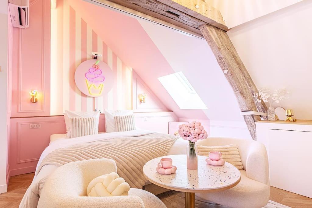 Le Milkshake - Hypercentre, Cinema, King Size Apartment Troyes Luaran gambar